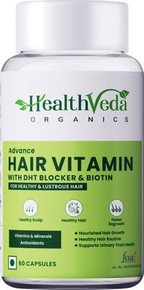 Health Veda Organics Plant Based DHT Blocker for Healthy Hair