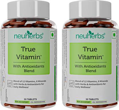 Neuherbs True Vitamins with Iodine for Men and Women