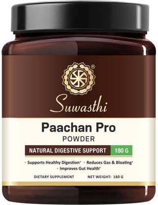 SUWASTHI Paachan Pro Digestion Solution for Gas & Indigestion Acidity and Bloating Relief