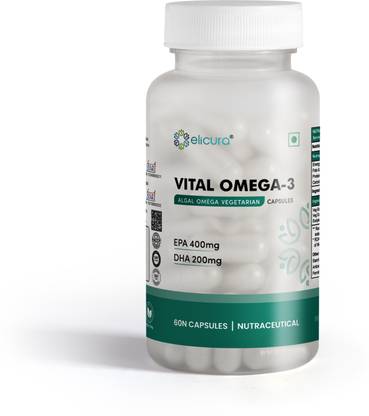 elicura Vital Omega-3 | 100% Vegetarian Omega-3 Supplement