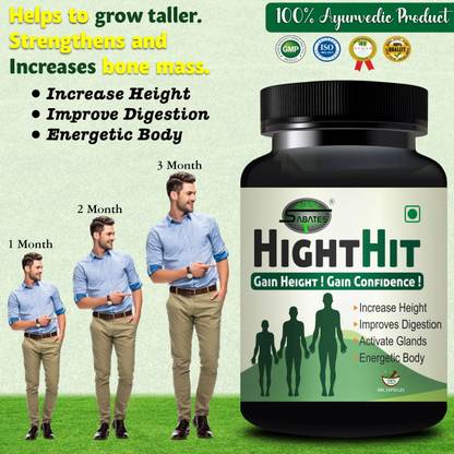 Sabates Height Hit Formula | Height Capsules Develop Stop Height Bone Density