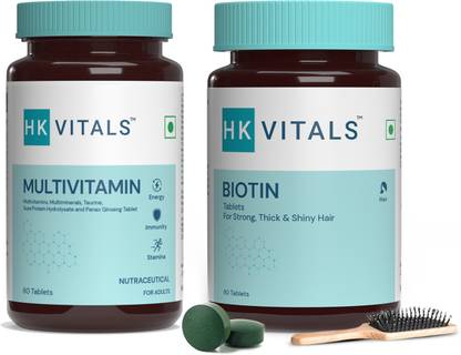 HEALTHKART HK Vitals Biotin with Multivitamin (Pack of 2)