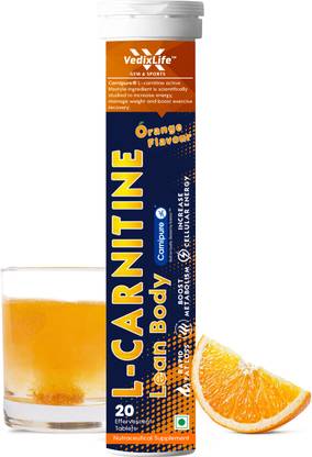 VedixLife L-Carnitine Lean Body, 2000 mg Carnipure® | Helps Convert Fat into Energy