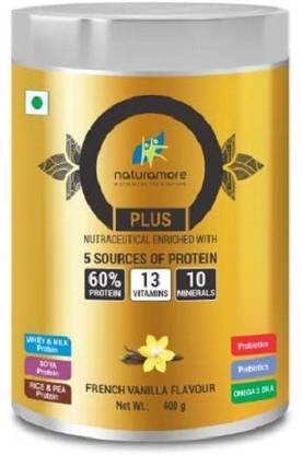 Naturamore Plus French vanilla flavour 400g
