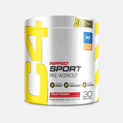 Cellucor C4 Ripped Sport Pre Workout Fruit Punch 30 servings
