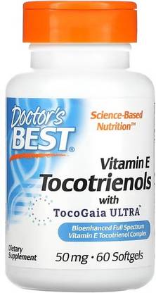 Doctor's Best Tocotrienols with EVNol SupraBio, 50 mg, 60 Softgels