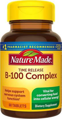 Nature Made B-100 Complex Time Release 60 Tablets