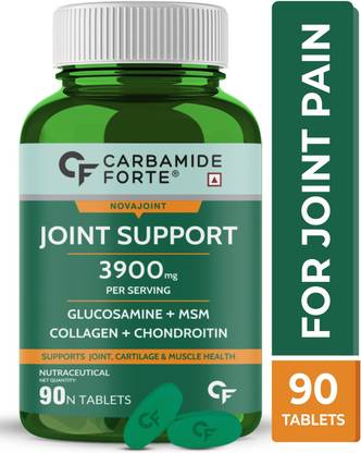 CARBAMIDE FORTE Joint Support Supplement with 3900mg Vitamins & Glucosamine Tablet