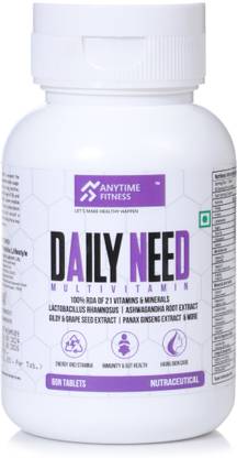 Anytime Fitness Multivitamin | With 45 Ingredients & 9 Blends, 21 Vitamins