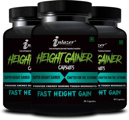 inlazer Gainer Height Capsule, Speed Height Increase Medicine For Pre & Post Age Growth