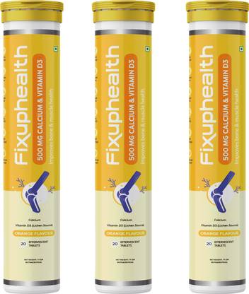 FIXUPHEALTH Calcium 500mg and Vitamin D3