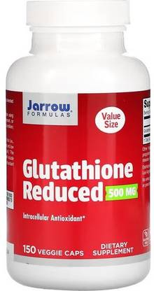 Jarrow Formulas Glutathione Reduced, 500 mg, 150 Veggie Caps