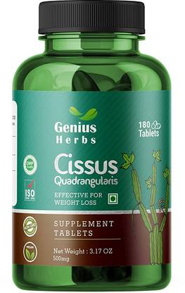 Genius Herbs Cissus Quadrangularis Tablets