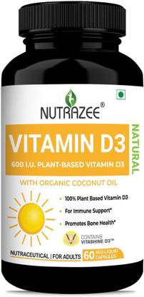 Nutrazee Vegan Vitamin D3 Supplement Cholecalciferol