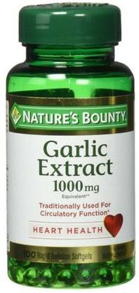 Nature's Bounty Garlic Extract 1000 mg Rapid Release