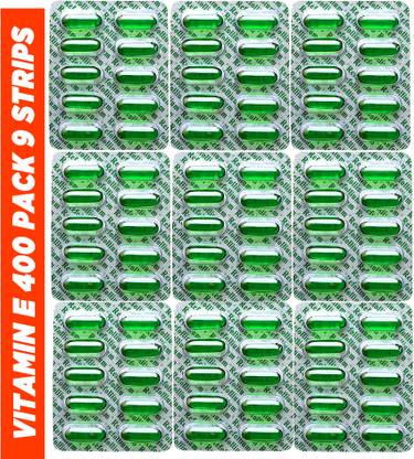 Refollium Vitamin E capsule for Face Pimple Glowing Skin & hair care