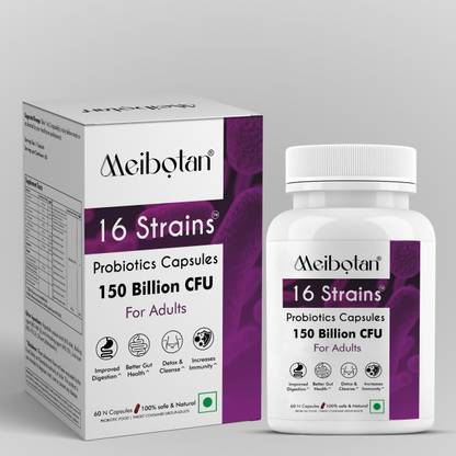 MEIBOTAN Probiotic Supplement 16 Strains 150 Billion CFU For Men & Women