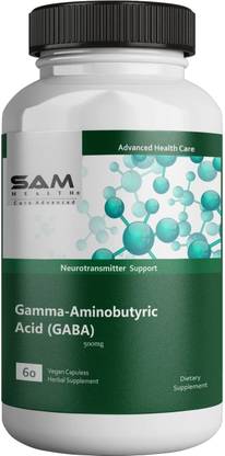 Sam Health Gamma-Aminobutyric acid (GABA), 60 Veg Capsules