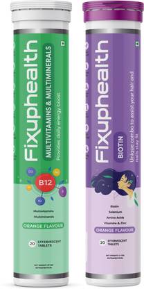 FIXUPHEALTH Multivitamins and Multiminerals & Biotin Selenium Amino acids Vitamin and Zinc