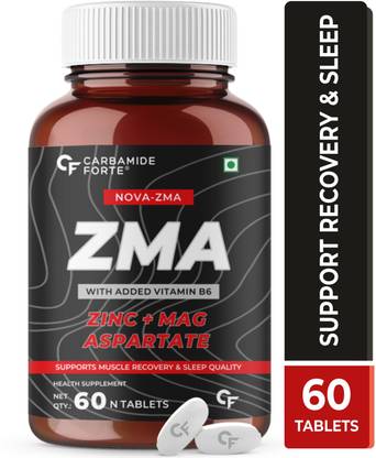 CARBAMIDE FORTE Zinc Magnesium Supplement for Muscle Recovery Zinc Magnesium Tablet for Strength