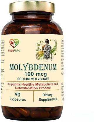 Nutraliebe Molybdenum-Sodium Molybdate 100mcg, Supports Enzyme Function and Detoxification