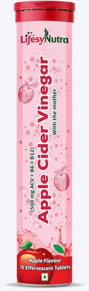 Lifesy Nutra Apple Cider Vinegar Effervescent Tablets | ACV with mother for weight loss