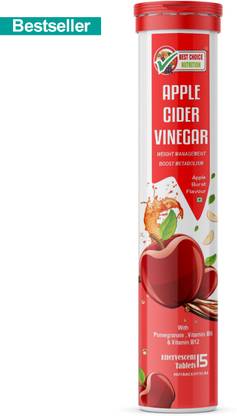 BEST CHOICE NUTRITION Apple Cider Vinegar Effervescent Tablets With Vit B6 & B12 for weight loss