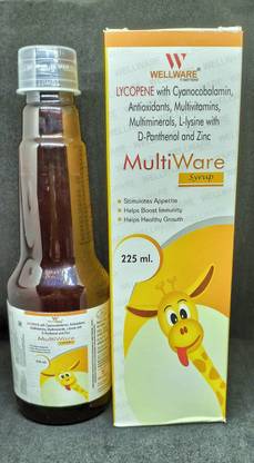 WELLWARE MULTIWARE MULTIVITAMIN SYRUP| D PANTHENOL AND ZINC