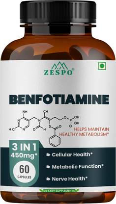 ZESPO Benfotiamine | Metabolic Support, Nerve Health, B1 Vitamin & Cellular Function