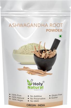 Holy Natural ASHWAGANDHA ROOT POWDER - 500 GM