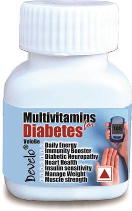 DEVELO Diabetic Multivitamin Supplement for Diabetes Control & Care in Men & Women
