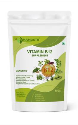 NAMOSTU AYURVEDA EnergizeMax Vitamin B12 Supplement Powder