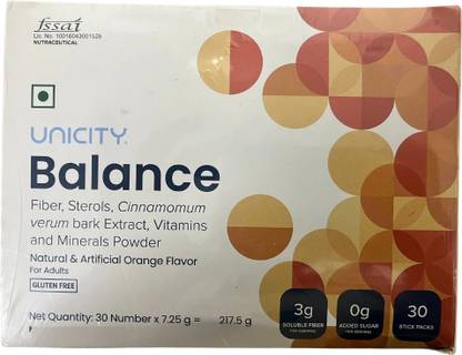 KRUM New Unicity Balance- Natural & Artifical orange Flavor