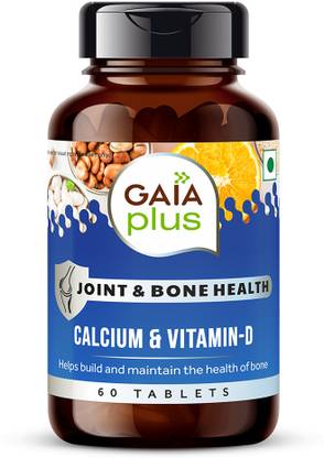 GAIA Plus Calcium & Vitamin D3 |Joint & Bone Health| Build & Maintain Bone Health