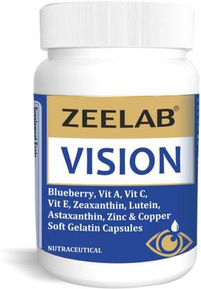zeelab Vision: Best Supplement for Good Vision & Healthy Eyes | Multi-Vitamin Eye Care