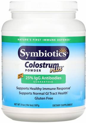 Symbiotics Colostrum Plus, Powder, 21 oz (597 g)