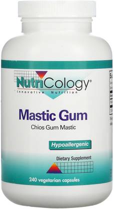 Nutricology Mastic Gum, 240 Vegetarian Capsules