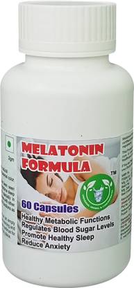 UNIVERSALHERBAL Melatonin Formula Capsule (Get One Bottle 50ml Melatonin Formula Drops Free)