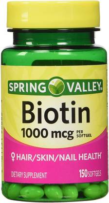 Spring Valley Biotin 1000 mcg,