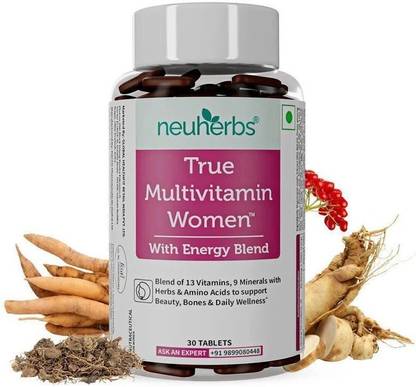 Neuherbs True Vitamin Women | Multivitamins For Women With Plant Based Vitamin D3
