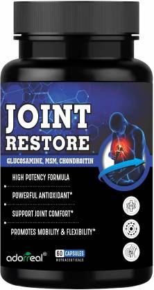 Adorreal Joint Restore Glucosamine Chondroitin & MSM, curcumin, Boswellia
