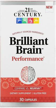 21st Century Brilliant Brain Performance, 30 Capsules