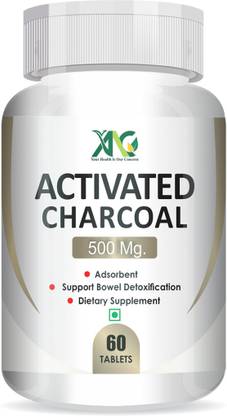 ANC Activated Charcoal 500Mg For Digestive Health Reduces Gas & Bloating