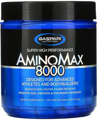 Gaspari Nutrition AminoMax 8000, 325 Tablets