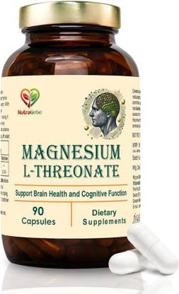 Nutraliebe Magnesium L-Threonate Brain Health Cognitive Support Promotes Relaxation & Focus