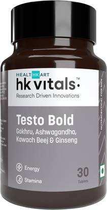 HEALTHKART HK Vitals Testo Bold, Testosterone Booster for Men, for Energy & Stamina