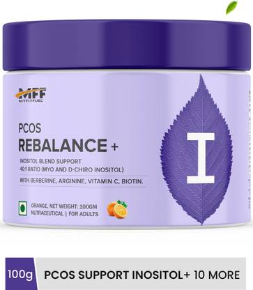 MyFitFuel PCOS Rebalance+ 40:1 Myo, D-Chiro Inositol, Berberine, Arginine, Selenium +8More