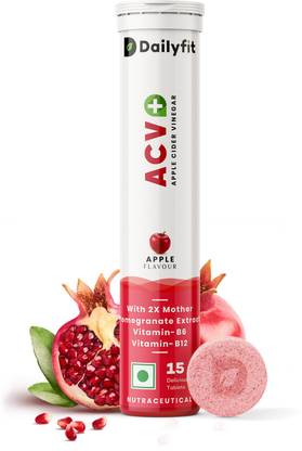 dailyfit ACV Plus | Apple Cider Vinegar with 2X Mother, Vitamin B12 & B6