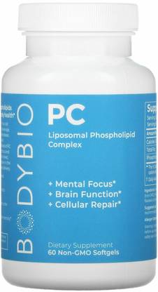bodybio PC, Liposomal Phospholipid Complex, 60 Non-GMO Softgels