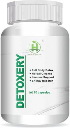 Healthy Nutrition Detoxery Full Body Detox, Immune Support Supplement for Men & Women -Pack of 1